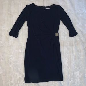 Fitted Navy Dress